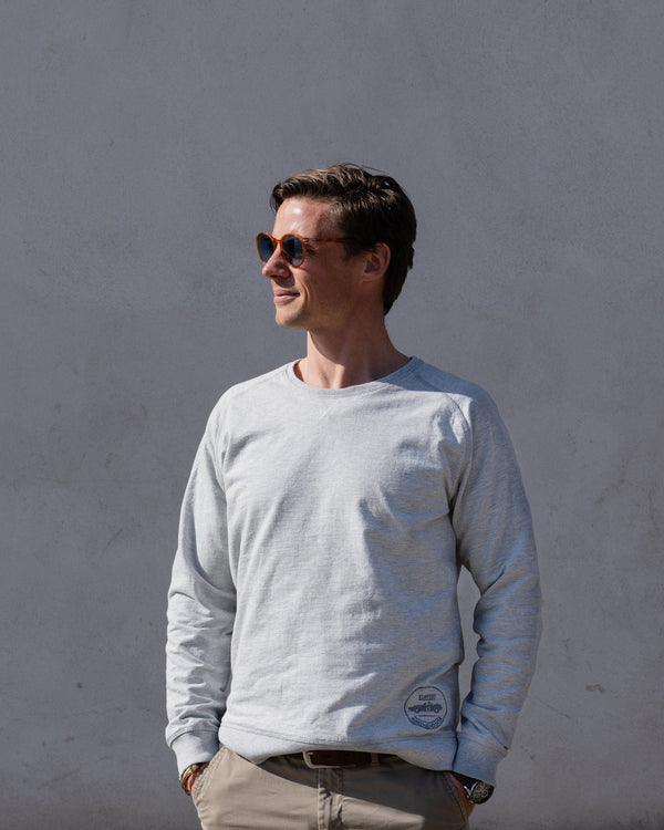 Klassisk crewneck sweatshirt - Grå