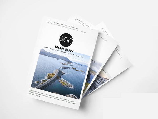 De BEDSTE norske køreveje – alle 3 norske 360 Roadbooks i ÉN pakke